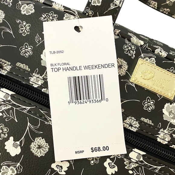 Luv Betsey Top Handle Floral Cosmetics Weekender - Picture 7 of 7